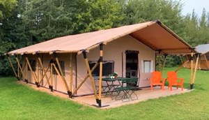 Safaritent zonder badkamer