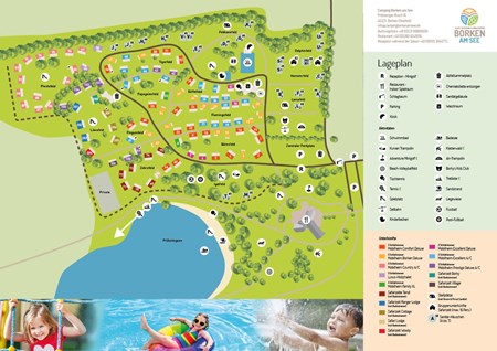 Plattegrond camping Borken am See