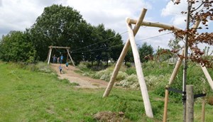 Geweldige dubbele kabelbaan