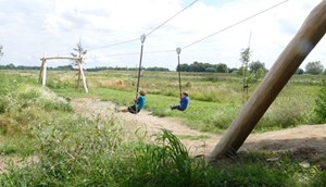 30 meter lange kabelbaan