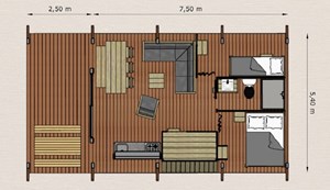 Safaritent Nature Lodge plattegrond