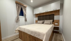 Stacaravan Titan - ouderslaapkamer