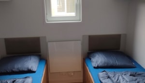 Stacaravan Titan - kinder slaapkamer